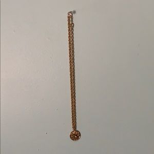 Taurus sign coin necklace